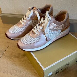 Michael Kors Women's Rose Gold Sneakers